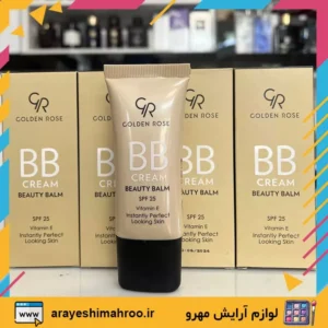 Golden Rose BB Cream-Mahroo Cosmetics-بی بی کرم گلدن رز-لوازم آرایش اورجینال مهرو