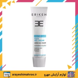 erikeh moisture care face Gel Cream For Combination to oily Skin-Mahroo Cosmetics-ژل کرم آبرسان اریکه-لوازم آرایش اورجینال مهرو