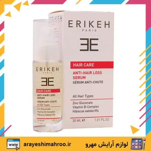 Erikeh Anti Hair loss serum-Mahroo Cosmetics- سرم ضد ریزش مو اریکه-لوازم آرایش اورجینال مهرو