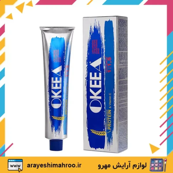 Okeea Hair Color-Mahroo Cosmetics-رنگ مو اکیا-لوازم آرایش اورجینال مهرو