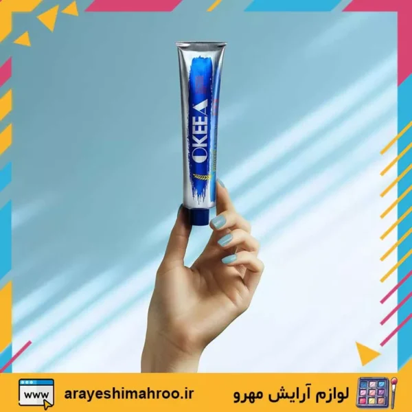 Okeea Hair Color-Mahroo Cosmetics-رنگ مو اکیا-لوازم آرایش اورجینال مهرو