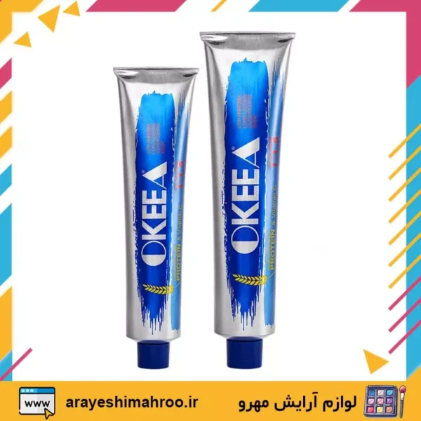 Okeea Hair Color-Mahroo Cosmetics-رنگ مو اکیا-لوازم آرایش اورجینال مهرو