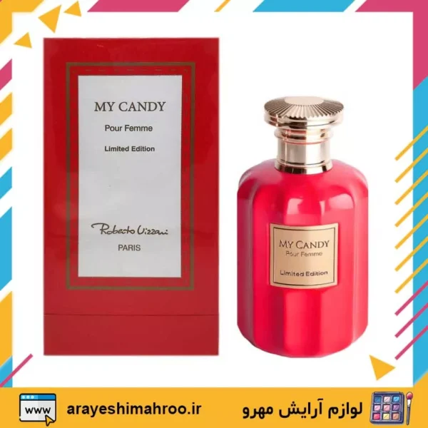 Roberto Vizzari My Candy Pour Femme Eau De Parfum-Mahroo Cosmetics-عطر روبرتو ویزاری مای کندی-لوازم آرایش اورجینال مهرو