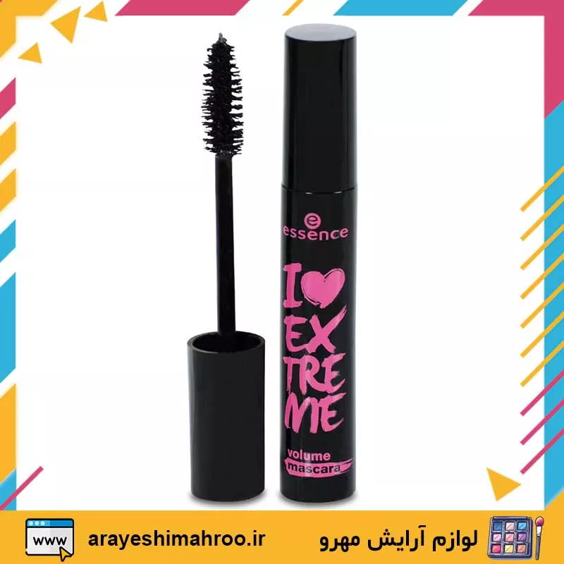 essence i love extreme crazy volume mascara black-Mahroo Cosmetics-ریمل اسنس مشکی-لوازم آرایش اورجینال مهرو