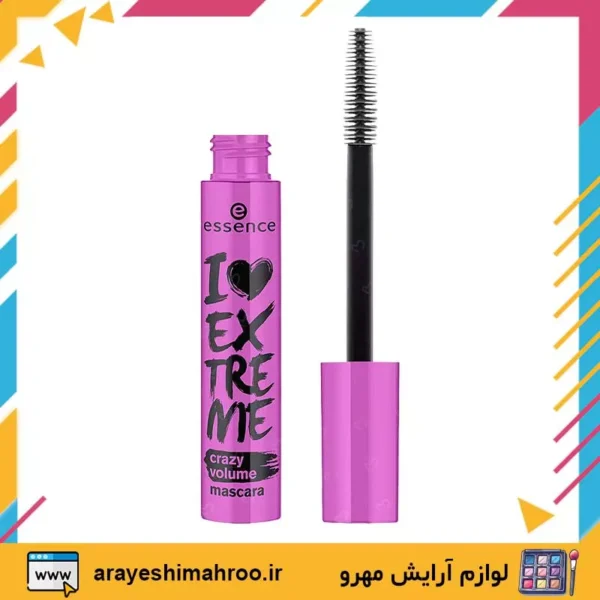 essence i love extreme crazy volume mascara pink-Mahroo Cosmetics-ریمل اسنس صورتی-لوازم آرایش اورجینال مهرو