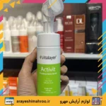 vitalayer activit foaming face wash-Mahroo Cosmetics-فوم شستشو صورت اکتی ویت ویتالیر پوست‌ مختلط و چرب-لوازم آرایش اورجینال مهرو