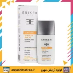 Erikeh Sun Care Ultra Fluid SPF50 COMBINATION to Oily Skin-Mahroo Cosmetics-فلوئید ضد آفتاب بی‌رنگ اریکه مخصوص پوست چرب و مختلط-لوازم آرایش اورجینال مهرو