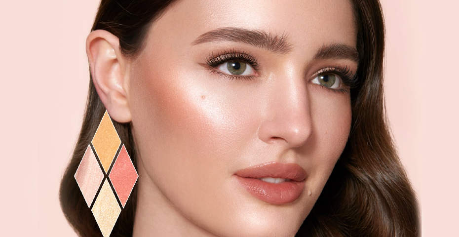 انتخاب رنگ هایلایتر برای آرایشی جذاب و خاص - آرایشی مهرو