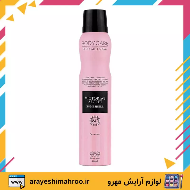 Body Care Victoria Secret Bombshell Body Spray For Women-Mahroo Cosmetics-اسپری بدن زنانه ویکتوریا سکرت بامب شل بادی کر-لوازم آرایش اورجینال مهرو