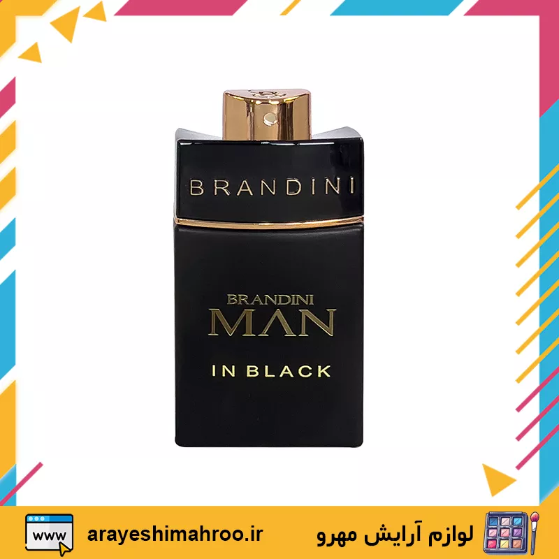 ادکلن برندینی رایحه بولگاری من این بلک-brandini man in black perfume-لوازم آرایش اورجینال مهرو