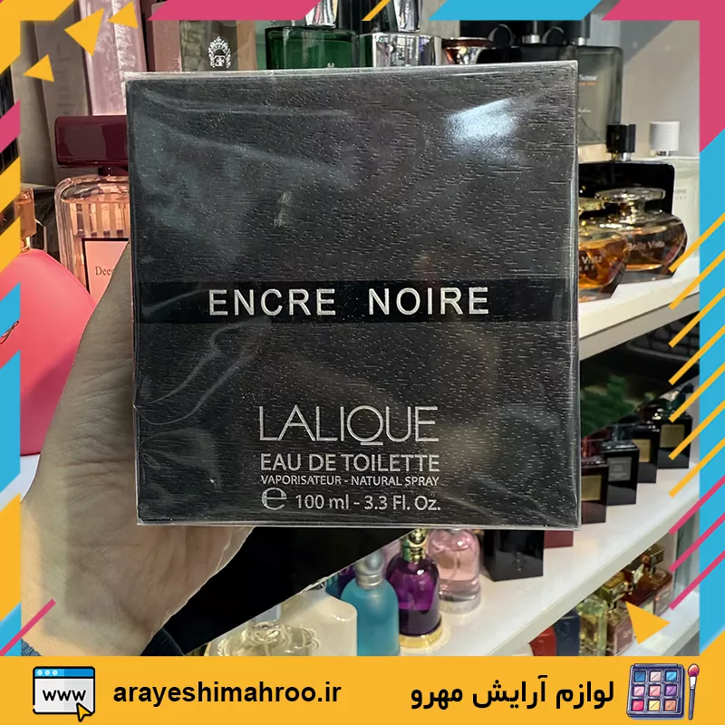 ادکلن لالیک مشکی انکر نویر اورجینال-Lalique Encre Noire eau de Toilette-محصولات لالیک-لوازم آرایش اورجینال مهرو