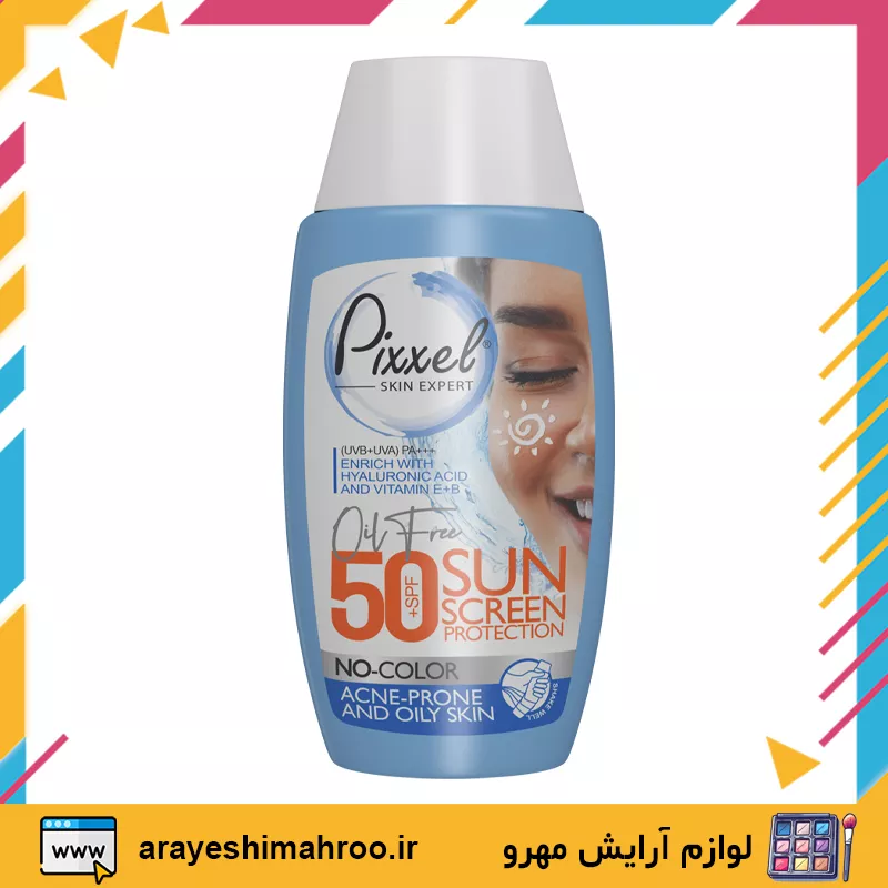 ضدآفتاب پیکسل پوست چرب-Pixxel No Color Sunscreen Protection For Oily Skin-لوازم آرایش اورجینال مهرو