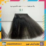 رنگ مو بلونیا bologna شماره 6.1 (بلوند خاکستری تیره) - تصویر 6