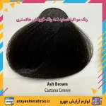 رنگ مو اکیا سری Ash شماره 4.1 رنگ قهوه ای خاکستری - Image 3